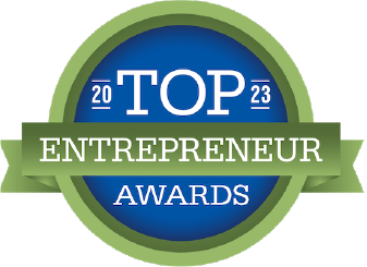 The top 22 entrepreneur awards logo.