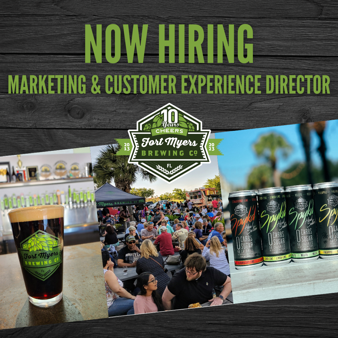 now hiring marketing and customer experience director.