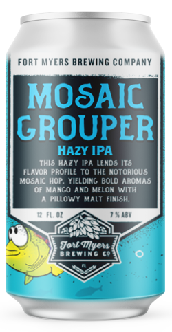 Mosaic Grouper Hazy IPA