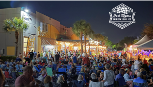 Crowd at FMBrew's 13th anniversary party